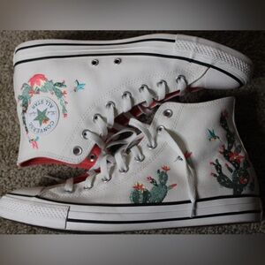 Converse Chuck Taylor All Star Hi Succulents Sneaker - Vintage White 9.5 M